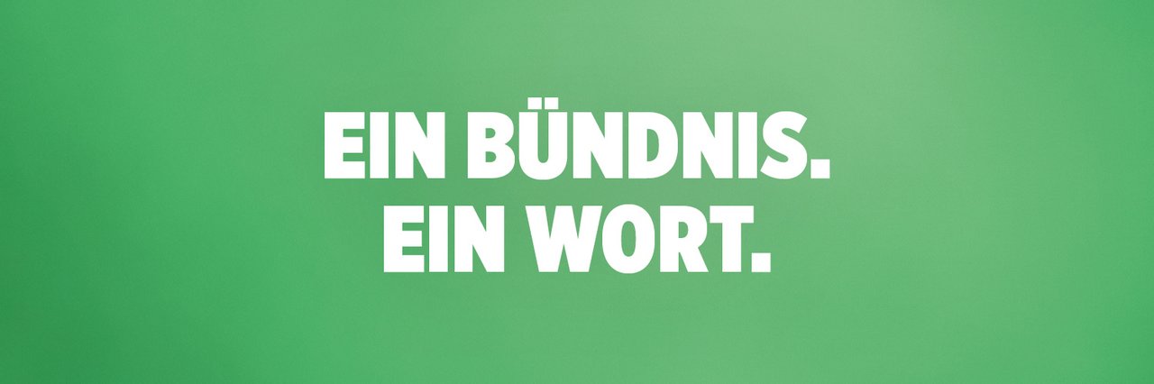 Ein Bündnis. Ein Wort.