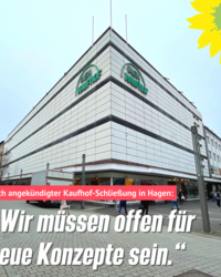 Foto des Kaufhof-Gebäudes in Hagen