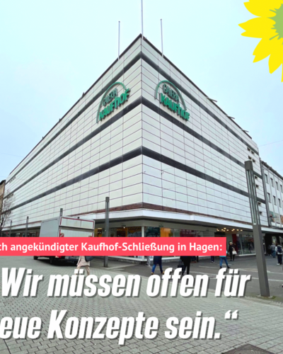Foto des Kaufhof-Gebäudes in Hagen