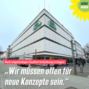 Foto des Kaufhof-Gebäudes in Hagen